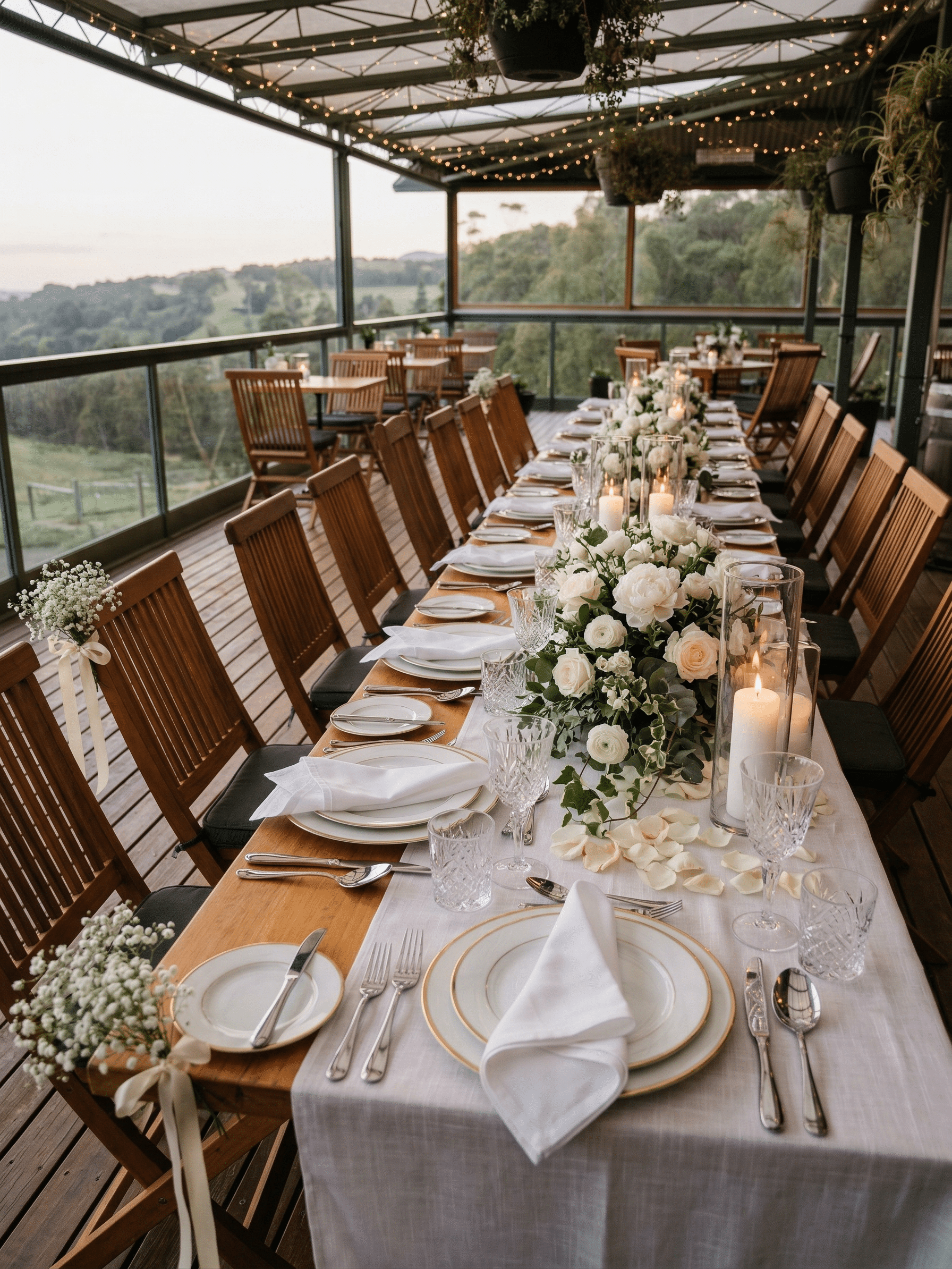 wedding table setting